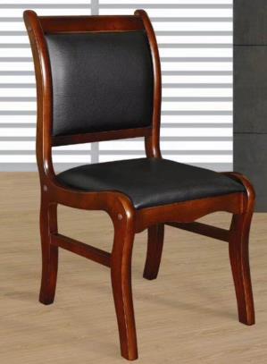 实木皮革会议椅靠背椅（GL） 