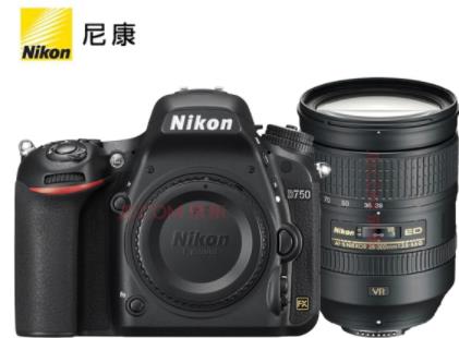 尼康（Nikon）D750 单反相机 含28-300mm镜头 带原装定制单反相机包 
