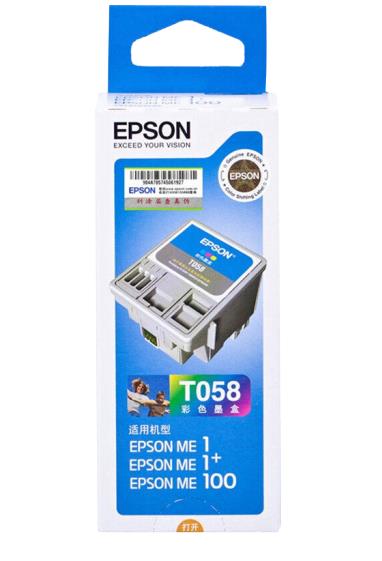爱普生EPSON 墨盒  T058彩色  （适用ME1/ME1+/ME100） 
