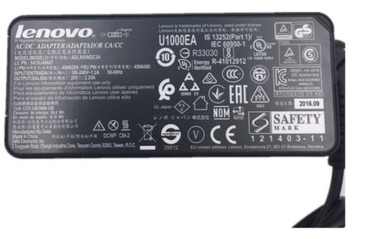 联想（lenovo）原装 ADLX45NCC3A笔记本电源 适配器 充电器 线 