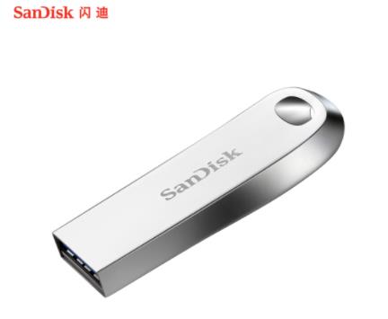 闪迪（SanDisk）32GB USB3.1 U盘CZ74酷奂银色 读速150MB/s 金属外壳 