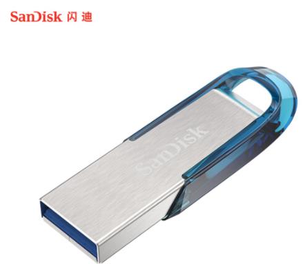 闪迪 （SanDisk） 32GB USB3.0 U盘 CZ73酷 蓝色读速150MB/s 金属外壳 