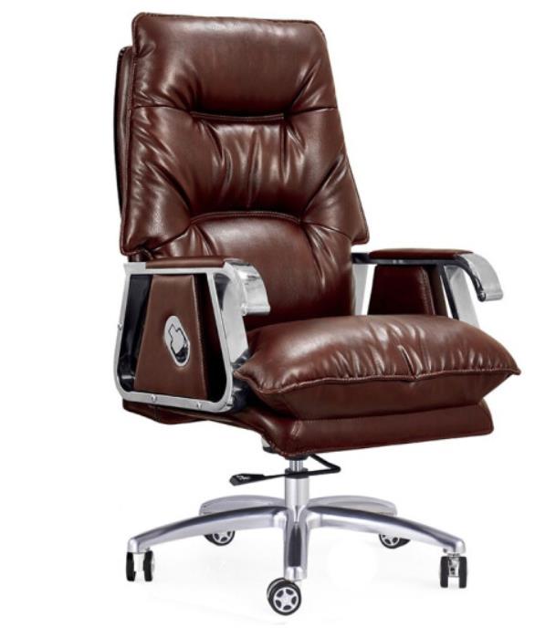 格林办公家具高背主管椅经理椅老板椅子电脑椅升降椅 咖啡色 