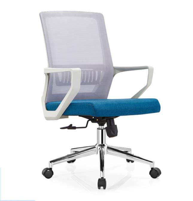 格林  电脑椅家用会议办公椅人体工学靠背椅子 B906K-1 蓝色 