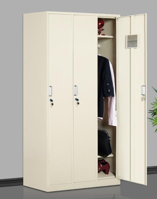 格林（GL）钢制办公家具钢制更衣柜文件柜铁皮柜  三门更衣柜1.0板材 