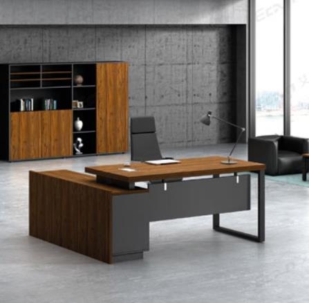 格林（GL）  办公家具实木贴皮21A818办公桌 1800×1600×775 