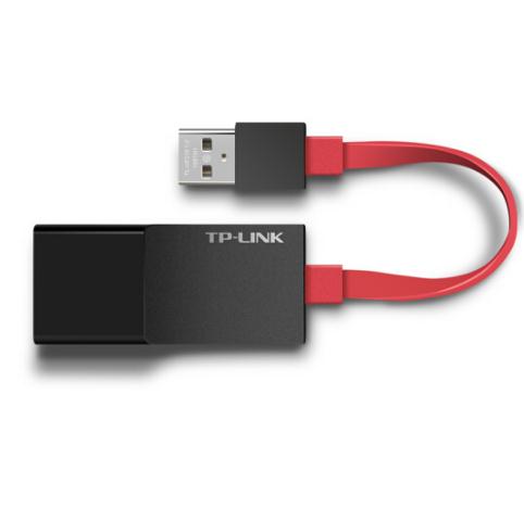 TP-LINK USB转RJ45网线接口 USB2.0百兆有线网卡 TL-UF210（红） 