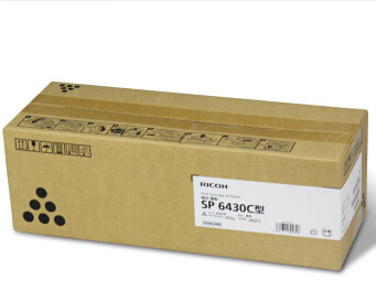 理光（Ricoh）SP 6430C型 黑色墨粉盒1支装 （适用SP 6430DN） 