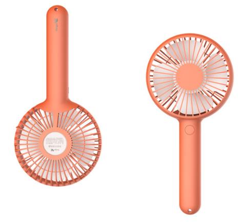 布谷（BUGU）手持风扇USB充电扇 便携式珊瑚橙 FH03 