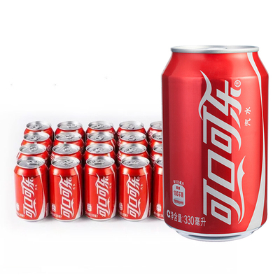  可口可乐 Coca-Cola 汽水 碳酸饮料 330ml*24罐 整箱装 