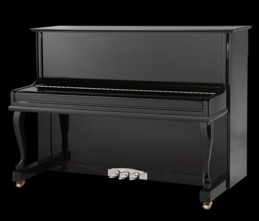 德诺斯立式钢琴黑色亮光 1520*605*122mm 配琴凳，琴罩（LY） 