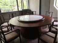 圆形实林餐桌直径2m 